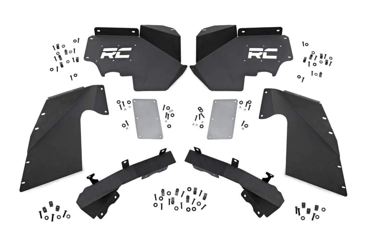 Jeep Wrangler Inner Fenders - Front - Rough Country - Vertex - '07-'10